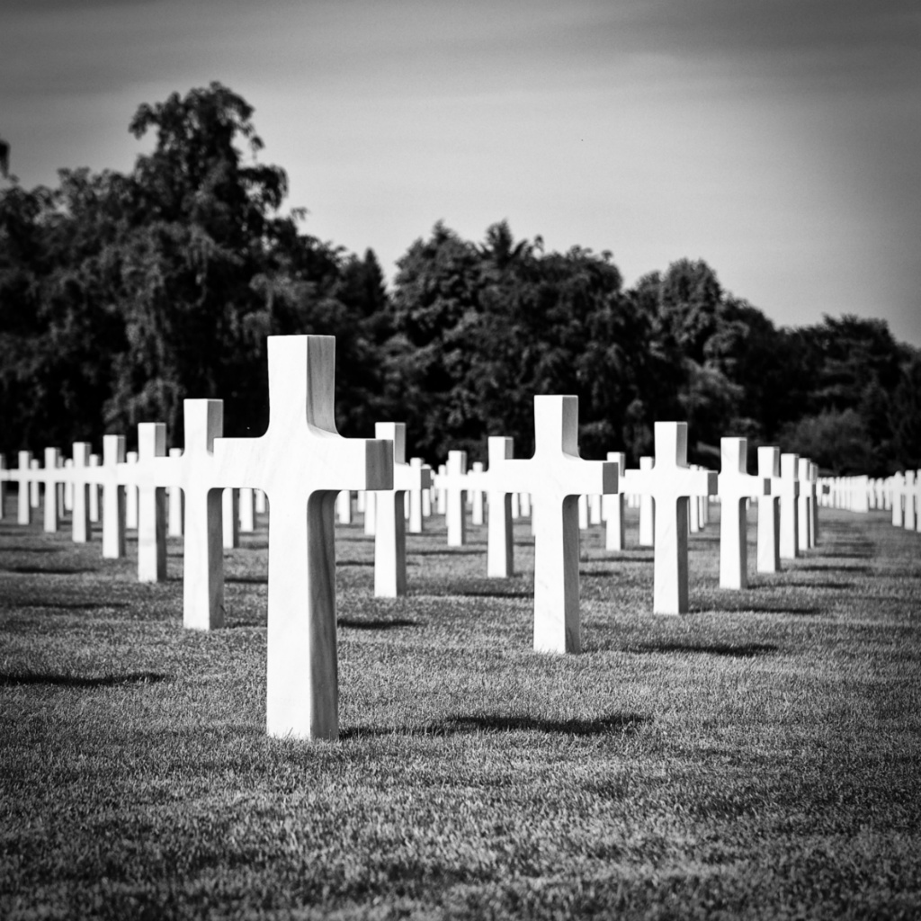 Amerikaanse begraafplaats zw